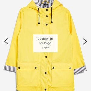 NWOT yellow raincoat
